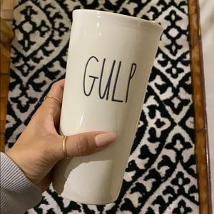 Rae Dunn “gulp” ceramic coffee cup.